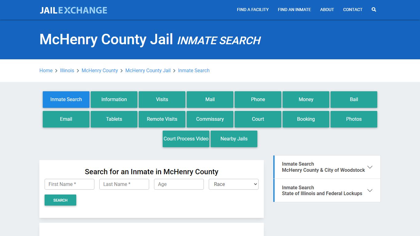 McHenry County Jail, IL Inmate Search: Roster & Mugshots